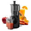 Elite Gourmet EJX320 Big Mouth Whole Fruit 5.2” Self-Feeding Chute,