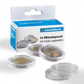 10 Lighthouse Coin Capsules for 16.5mm Coins