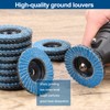 12 Pack Angle Grinder Discs Set, 50mm Flap Discs 40/60/80/120