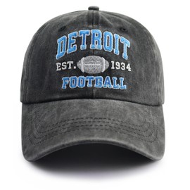 Football Hats for Men Women, Adjustable Embroidered Baseball Cap, Christmas Birthday Gifts for Dad Mom Papa Mama Husband Wife-23