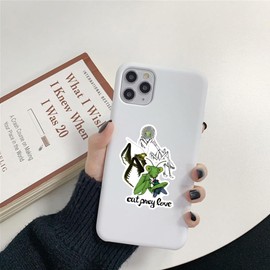 54 Pcs Mantis Stickers - Fascinating Insect Designs, Premium PVC, Removable & Reusable, for Insect Lovers & Decoration