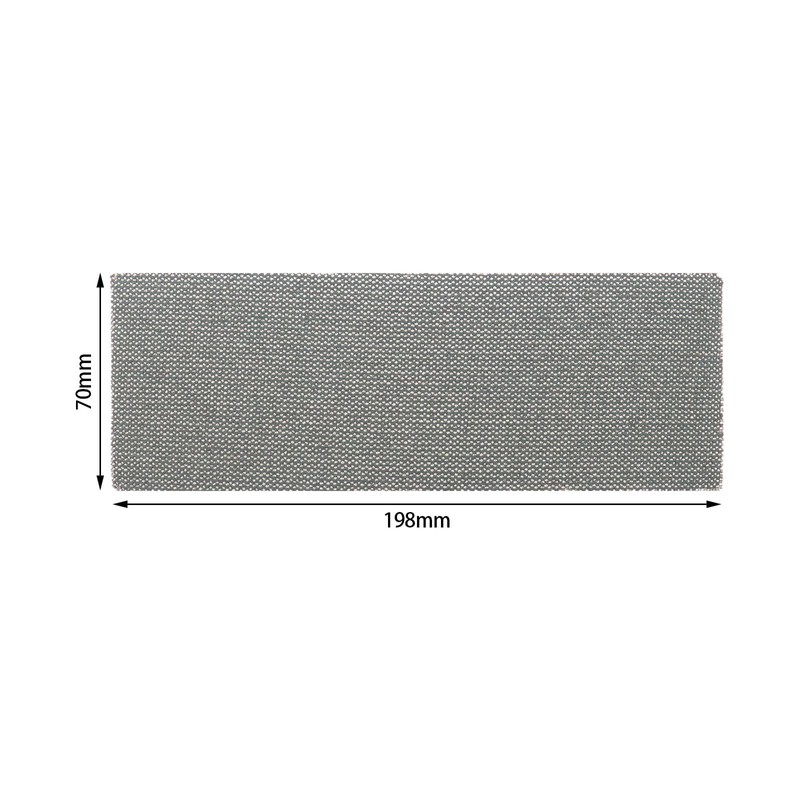 ECSiNG 10PCS Mesh Sanding Sheets 70 x 198mm Hook and