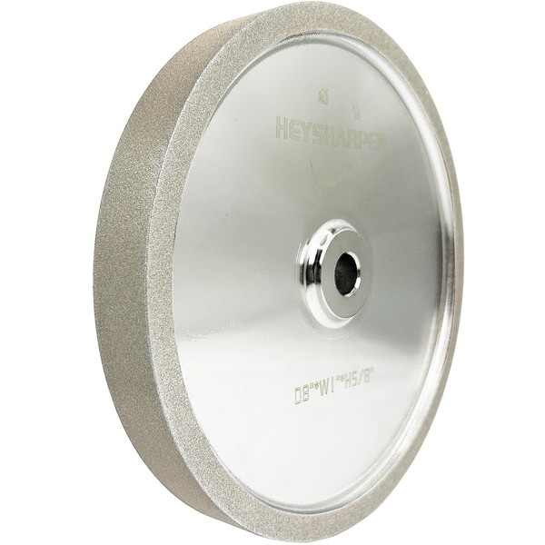 CBN Grinding Wheel 8 inch 320 Grit,1" Wide,5/8” Arbor,for Sharpening