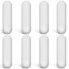 Weewooday 8 Pieces PTFE Magnetic Mixer Stirrer Bar, 30 mm/