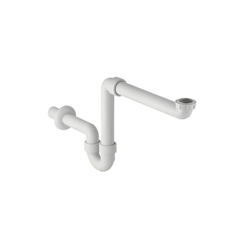 Geberit Space-saving siphon 11/2 "x 40 mm 151.107.11.1,Weiß