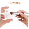 OATIPHO Nail Drill Bits Cleaning Brush Box Portable Manicure Supply