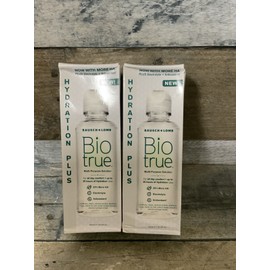 Bausch + Lomb ⚡️BioTrue Multi-Purpose Hydration Plus Contact Lens Solution 4oz (Lot Of 2)