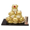 Ryukodo Moneyluck Bun, Frog Figurine, 19-314A, Height 4.7 inches (12