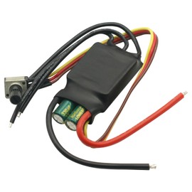 DC 7-24V 200W Brushless dc Motor BLDC 3-Phase Brushless Motor Driver Hallless DC Motor Drive Board Speed Controller Module with Potentiometer,ESC Speed Controller