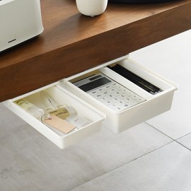 Attached sliding drawer (medium size) desk desk hidden drawer niche drawer mini organizer chiffonier 2ea