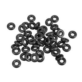 uxcell Nitrile Rubber O-Rings 8mm OD 3.2mm ID 2.4mm Width, Metric Buna-N Sealing Gasket, Pack of 50