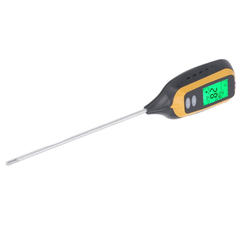 Soil Moisture Meter 4 in 1 Digital Backlight Plant Temperature