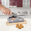 Mechanical Walnut Cracker Nut Opener Kitchen Tools Desktop Wood Base