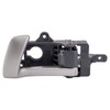 TRQ Driver Side Interior Door Handle Silver Compatible with 2007-2012