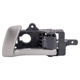 TRQ Driver Side Interior Door Handle Silver Compatible with 2007-2012 Hyundai Santa Fe