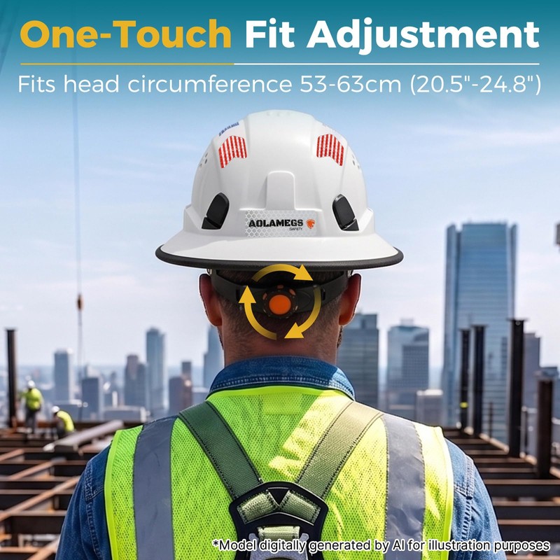 Aolamegs Safe Full Brim Hard Hat Type 2 Class C