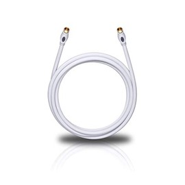 Oehlbach Antennen, SAT connection cable [1x F-plug - 1x F-Stecker] 0.75m 120 dB gildede Steckkon