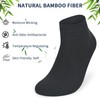 KOOOGEAR Bamboo Socks,5 Pairs Low Cut Ankle Socks for Men