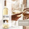 SpecialMe® Weinetiketten personalisiert Hunde Mama Hundefiguren mit bis zu 3
