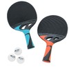 Cornilleau - 2 x Outdoor Table Tennis Bats + 3