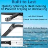 PACTHSD Boat Dock Lines 2 Pack 3/8" x 25' Double