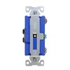EATON Wiring 277W 15-Amp 120-volt Combination Single Pole Toggle Switch