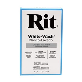 Craft County RIT White Wash Laundry Treatment | All-Purpose Concentrated Dye Powder | Works on Most Fabric