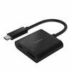 Belkin AVC002btBK Adaptador USB-C a HDMI + Carga, Negro