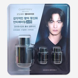 Odyssey Men's Homme Chapter Five Anti-Aging Skin 200ml Set Traders / 오딧세이 남성 옴므 챕터파이브 안티에이징 스킨 200ml 세트  트레이더스