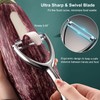 SUCCFLY Vegetable Peeler Stainless Steel，Ultra Sharp Potato Peelers for Kitchen,