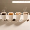 Disposable Paper Coffee Cups - 100 Count 8 oz Sturdy
