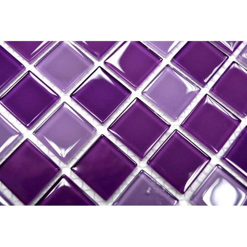 Mosaic tiles glass mosaic purple bathroom toilet kitchen wall mosaic