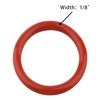 DERNORD Silicone O-Ring,1-1/4" ID, 1-1/2" OD, 1/8" Width, 70A Durometer,
