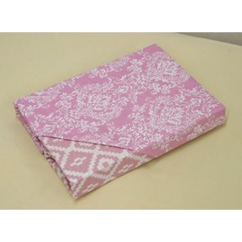 Soundbox Duvet Cover, Single Long (59.1 x 82.7 inches (150 x 210 cm), Reversible Pattern, Easy to Put In and Take Out Comforter, Zipper on Both Sides, 6 Points with Snap Buttons, Clore, Pink