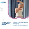WaterWipes Sensitive+ Body & Intimate Wipes, 3-In-1 Cleans, Cares, Protects,