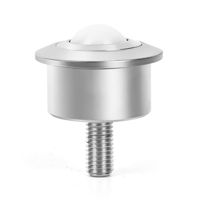 Roller Ball Transfer Bearing Casters - 1 Inch Diameter, M12