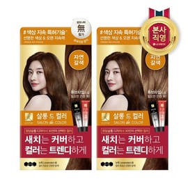 Elastin Salon de Color Gray Gray Hair Dye Cream 100g Natural Brown 2pcs / 엘라스틴 살롱 드 컬러 새치 염색 크림 100g 자연갈색 2개