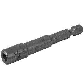 sourcing map Hex Shank 5.5mm Metal Magnetic Socket Nut Driver Gray 65mm Length