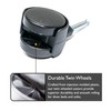 Premium Heavy Duty Swivel Castor Wheels with Sockets for Trolley,