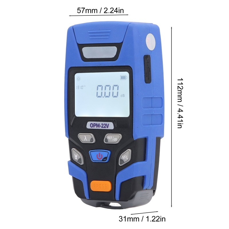 Optical Fiber Power Meter ‑70 To +6dBm Rechargeable Mini Fiber