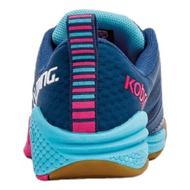 Salming Women's Kobra 2 Squash Indoor Court Sports Shoes, Limoges Blue/Pink Jewel, 6