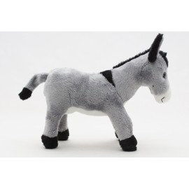 Donkey Cuddly Toy Grey Standing Grey Donkey Plush Toy Felix - Cuddly Toys *biz