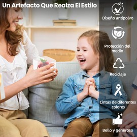 100 Cajas de Regalo Transparentes de Plástico con 3 Cintas-Cajas de Plástico PET de Caramelo 5x5x5 Cm, Cajas de Acetato, Cajitas para Dulces, Para Regalos De Fiestas, Bodas, Valentines Day, Macarrones