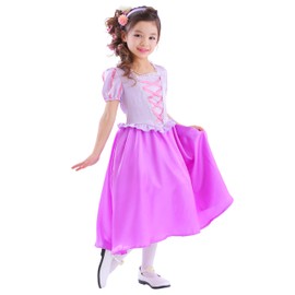 Party City Royal Lavender Princess Kids Cosplay Costume, US Kids Size 11 to 12 years old (140), Purple