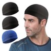 3 Pack Cooling Skull Cap Helmet Liner Sweat Wicking Cycling