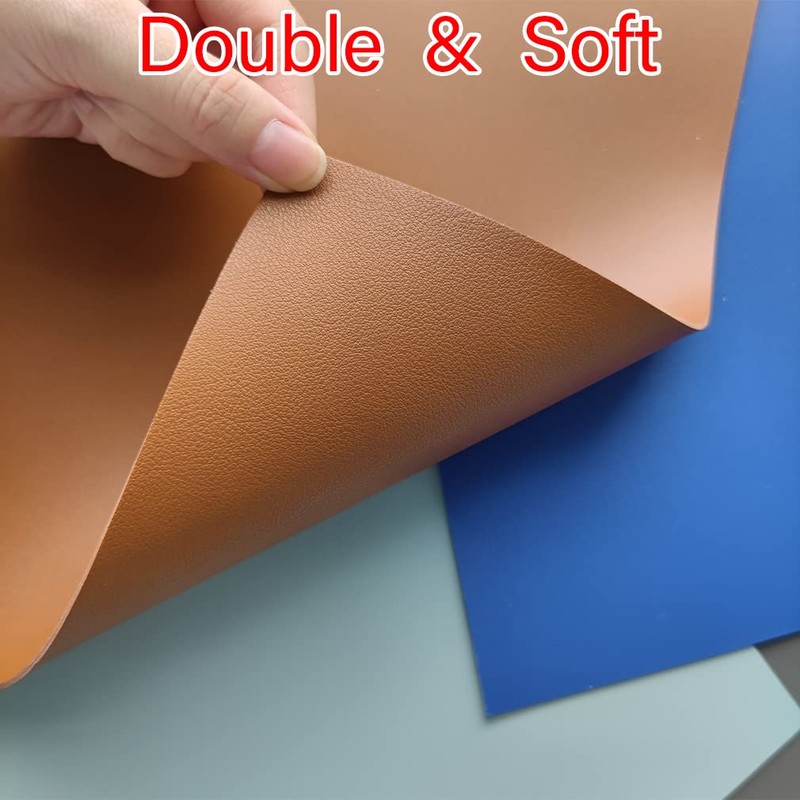 XHT Premium Double Sided Faux Leather 1.7mm Thick Plain PU