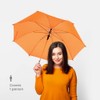 Jollybrolly Sky Blue Straight Stick Lightweight Auto Open Umbrellas- 65cm