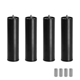 9 Inch Metal Bed Legs Replacement, Screw in Furniture Bed Feet Set of 4
