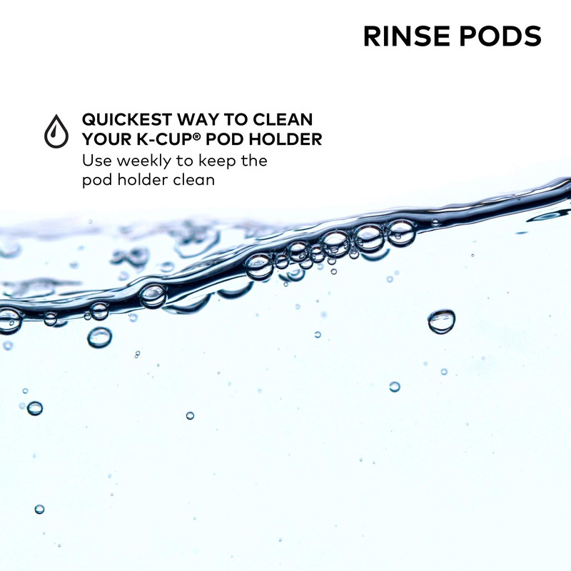 Keurig Rinse Pods, Reduces Flavor Carry Over, Compatible with Keurig