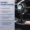 DaisyInner Dual Phone Holder for Car 360° Rotatable Car Phone